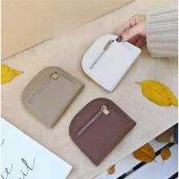 ราคา กระเป๋าเหรียญทรงครึ่งวงกลม มินิแฟชั่น สำหรับสตรี พร้อมล็อกทุกใบ สีเรียบง่าย (40627721850)