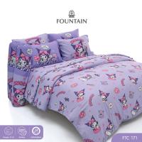ราคา Fountain FTC171 การ์ตูน Kuromi ลิขสิทธิ์แท้ Sanrio สัมผัสนุ่มลื่น ชุดเครื่องนอนฟาวน์เทน ผ้าปูที่นอน ผ้านวม (42020978546)
