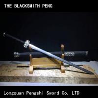 ราคา Cupric Uzi Steel puppet giant sword/Real hand-forged Hamon Chinese Longquan sword/Demon Slayer/Japanese catana Swords de (26369170352)