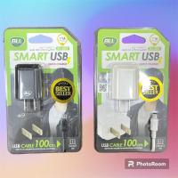 ราคา ราคาพิเศษ+รับประกัน 1 ปี!!! หัวชาร์จโทรศัพท์ พร้อมสาย Micro USB (andriod) 1 เส้น ช่อง BLL2001 มีสีขาวและดำ (11720811837)