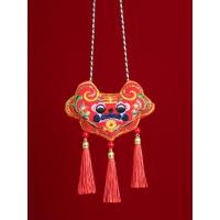 ราคา ปีใหม่ backdrop ปีใหม่ ล็อคราศีเสือล็อคอายุยืนคล้องคอแม่กุญแจเด็กปีเสืออุปกรณ์แขวนสำหรับเด็กจี้ปีใหม่ผ้าล็อคหัวเสือ (44177765381)