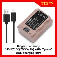 ราคา KingMa for Sony NP-FZ100(2000mAh) Li-ion Battery with Type-C USB charging port for Sony A7 Iii ILCE-9 A7M3 A7R3 A9 7RM3 (42522839077)