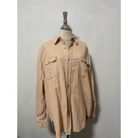 ราคา เสื้อเชิ้ตผ้าลูกฟูกไซส์Lมือสอง (29813790420)