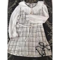 ราคา เดรสผ้าทวิต เดรสสั้นสีขาว เดรสสีขาวผ้าทวิต (14479142731)