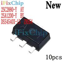 ราคา 10pcs ยี่ห้อใหม่ 2SA1200 2SA1200-Y BY 2SC2880 2SC2880-Y AY DSS4540X-13 ZNS54 SOT-89 ชิปเซ็ต (51003685617)
