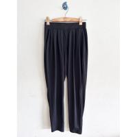 ราคา จียูM กางเกงหญิงผ้ากีฬาเอวยืดสีดำเข้ม (40018348010)