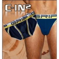 ราคา กางเกงในชาย c-in2 Grip สปอต สีน้ำเงินเข้ม ขลิบเหลือง size xs,s (20065429841)