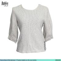 ราคา USED Angey - Embossed White Polka Dot Top | เสื้อแขนสั้นสีขาว สีครีม ลายจุด ลายนูน ทำงาน สีพื้น แท้ มือสอง (25157470760)