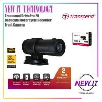 ราคา Transcend DrivePro 20 Dashcam รถจักรยานยนต์ 60fps Full HD 1080P เซ็นเซอร์ภาพ Starvis พร้อมกล้องบันทึกด้านหน้า 32GB (48152284460)