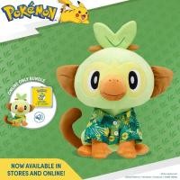ราคา .(มือสอง) ตุ๊กตาโปเกม่อน Grookey น้องลิง เสื้อโปเกบอล บิ้วอะแบร์ Build A Bear Workshopมือสองสภาพดีมากแท้จากอเมริก (25640960994)
