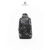 ราคา L V AVENUE SLING BAG PM BLACK GRAPHITE CANVAS SHW MICROCHIP (41353764388)