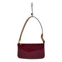 ราคา LOUIS VUITTON Pouch Pochette Accessoir_Monogram Vernis Enamel Red plain Direct from Japan Secondhand (42977690835)