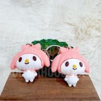 ราคา GANTUNGAN พวงกุญแจยาง My Melody พวงกุญแจยาง Chubbu มายเมโลดี้ (42365522724)