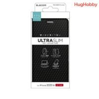 ราคา [ของใหม่ *กล่องไม่สวย] เคส iPhone 12/12 Pro เคสฝาพับหนัง PU คาร์บอนไฟเบอร์ สีดำ Elecom PMA20BPLFUCB (52151996039)