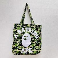 ราคา Bape Tote Bag ความจุขนาดใหญ่กระเป๋าสะพายลายพรางสีเขียว (29368310379)