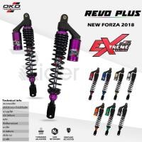 ราคา The Rider โช๊ค หลังคู่ OKD มอเตอร์ไซค์ รุ่น FORZA (2018) โช๊คแก๊ส รุ่น REVO PLUS (ปรับ Rebound ได้) มี 8 สี 43 ซม. (5120020832)