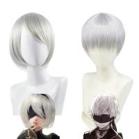 ราคา วิกผมสีเงินและเทา ผมสั้น ดีไซน์จากตัวละคร Nier Automata (52452708214)