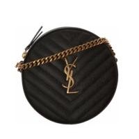 ราคา Saint Laurent แซงต์โลร็องต์ YSL ของแท้/chain/circle/crossbody and shoulder bag(กล่องของขวัญ+ถุงเก็บ (29526700913)