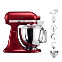 ราคา KitchenAid เครื่องผสมอาหาร Artisan รุ่น 5KSM175PSECA Candy Apple ขนาด 4.83 ลิตร *2โถ (22687648538)