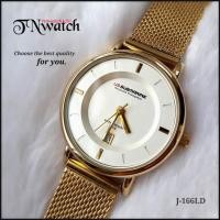 ราคา นาฬิกาผู้หญิง us submarine รุ่น J-166LD สแตนเลสติลสีทอง (1099073444)