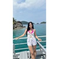 ราคา เสื้อคลุมบิกินี่+บิกินี่ ทูพีช (26000126878)