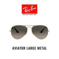 ราคา Ray-Ban Aviator large metal - RB3025 181/71 - size 62 แว่นกันแดด (18908083364)
