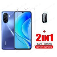 ราคา Huawei Nova Y70 ฟิล์มกระจกนิรภัยสําหรับ Huawei Nova Y90 Y60 7 9 SE 8i 7i 5T 3i Y9a Y9s Y7a 2 in 1 เลนส์กล้องฟิล์มแก้วป้องกันหน้าจอ (56702822420)
