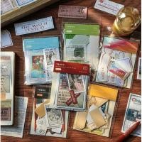 ราคา เนื้อหากระดาษ 40 ชิ้น Vintage JOURNALLING KIT สมุดวัสดุกระดาษ Aesthetic Crafty Charm (52052681932)
