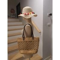 ราคา กระเป๋างานสานสีครีม งานคัดหัวญี่ปุ่น สภาพ 90% งานสวยใส่ของได้เยอะ (22684174912)