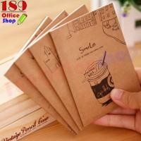 ราคา สมุดโน๊ต สมุดโน๊ตปกน้ำตาลเล่มเล็ก สมุดโน๊ตมีเส้นด้านใน สมุดจิ๋ว ขายคละลาย *สินค้าพร้อมส่ง* (14352885737)