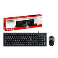 ราคา คีย์บอร์ดและเมาส์แบบมีสาย GENIUS KM-100SE 1200 dpi, สาย USB - สีดํา (53701534292)