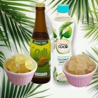 ราคา วุ้นกรอบน้ำตาลสด,มะพร้าวน้ำหอมบรรจุ300กรัม (24823282057)