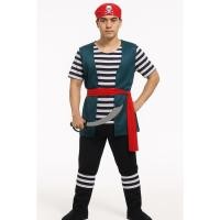 ราคา cp25.6 ธีมทะเล ชุดโจรสลัด ชุดแจ๊คสแปโร่ ชุดโจรสลัดคาริบเบียน ชุดกัปตันฮุค ชุดกะลาสีเรือ ชุดกัปตันเรือ (41876795928)