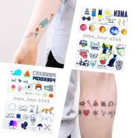 ราคา Tattoo แทททูรอยสัก แทททู ลายที่ X-116 ~ X-128 ✅อ่านก่อนสั่ง (4403615494)