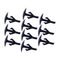 ราคา 50 ชิ้นรถ Hood ซีลยาง Cowl Dash แผง Trim Retainer คลิปสีดํา Fit สําหรับ Honda ใหม่ (50502487329)