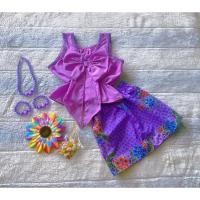 ราคา (G2)เสื้อคอกระเช้าโบว์ กระโปรงลายดอกไม้ ใส่ช่วงเทศกาลสงกรานต์ (26172956358)