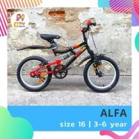 ราคา ลดกระหน่ำพร้อมส่งจากไทย จักรยานเด็ก 16 นิ้ว รุ่น Alfa แถมกระดิ่ง จักรยาน จักรยานเด็ก รถจักรยานเด็ก จักรยานเสือภูเขา (12495868564)
