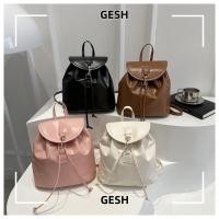 ราคา เกช กระเป๋าเป้สะพายหลังผู้หญิง,กระเป๋าเดินทางพักผ่อนสีทึบกันน้ํา,กระเป๋าสะพายไหล่คู่หนัง ปู่ นุ่มความจุขนาดใหญ่สําหรับผู้หญิง (55104182845)