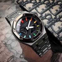 ราคา G-Shock Casioak Grey Gun-Metal Sandblasting Rainbow Dial (41950603982)