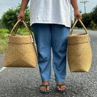 ราคา พร้อมส่ง FLIN - กระเป๋ากระจูดสานใบใหญ่มาก (24690445650)