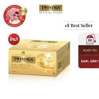 ราคา ทไวนิงส์ ชาสีทองอ่อน รสเบา เอิร์ล เกรย์ ชนิดซอง 2 กรัม แพ็ค 50 ซอง Twinings Earl Grey Tea 2 g. Pack 50 Tea Bags (24426528724)