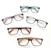 ราคา ขายยกค่าสายตาเบอร์หละ 5 ชิ้นคละสี มี+100ถึง+300แว่นสายตายาวขาสปริง อ่านหนังสือ ขาพลาสติก ทรงเหลี่ยม กรอบพลาสติก รุ่น403 (42074231853)
