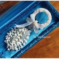 ราคา พรีออเดอร์ พวงมาลัยไหมพรม#พวงมาลัยโครเชต์ (23476762044)
