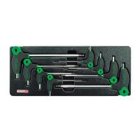 ราคา GAAT0811 TOPTUL 8PCS L-Type Two Way Ball Point & Hex Key Wrench Set (52852866860)