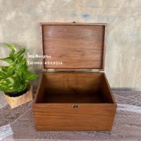 ราคา กล่องไม้สัก กล่องไม้อเนกประสงค์ หีบไม้ หีบไม้สัก (ทำจากไม้แก่) (8390260745)