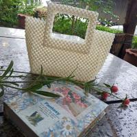 ราคา กระเป๋าลูกปัดมุก handmade (2889450188)