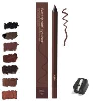 ราคา Persona Eyeliner Pencil Waterproof, 24 Hr Waterproof Eyeliner Duo Sharpenable Eye Pencil, No udging, Fading,ooth And Easy To Color with Sharpener (Plum) (57354041556)