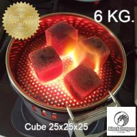 ราคา BlackDragon ถ่านบาบีคิว ถ่านอัดแท่งกะลามะพร้าว รูปทรงสี่เหลี่ยมลูกเต๋า Coconut Shell Charcoal Cube 25x25x25 6kg. (6811652308)