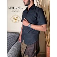 ราคา Kemeja KATUN เสื้อซาฟารีผู้ชาย / ซาฟารีผ้าฝ้ายผู้ชาย / เสื้อซาฟารีบาหลี / กึ่งซาฟารี (26965824707)