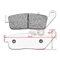 ราคา Motorcycle Metal Front Rear Brake Pads Kit For HONDA CBR750 Superaero RC27 VFR750 CBR1000 F CBR1000 (52453511645)